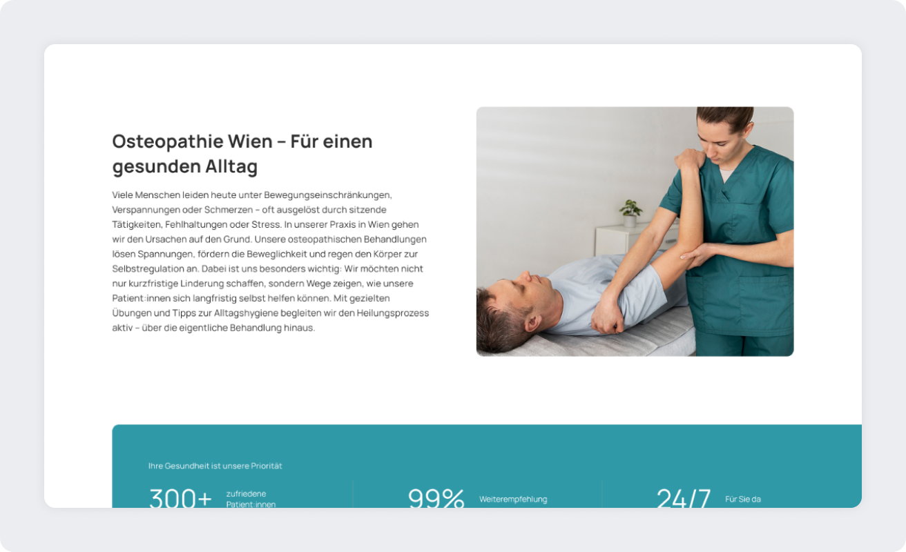 Osteopathie Prozess Sektion 5